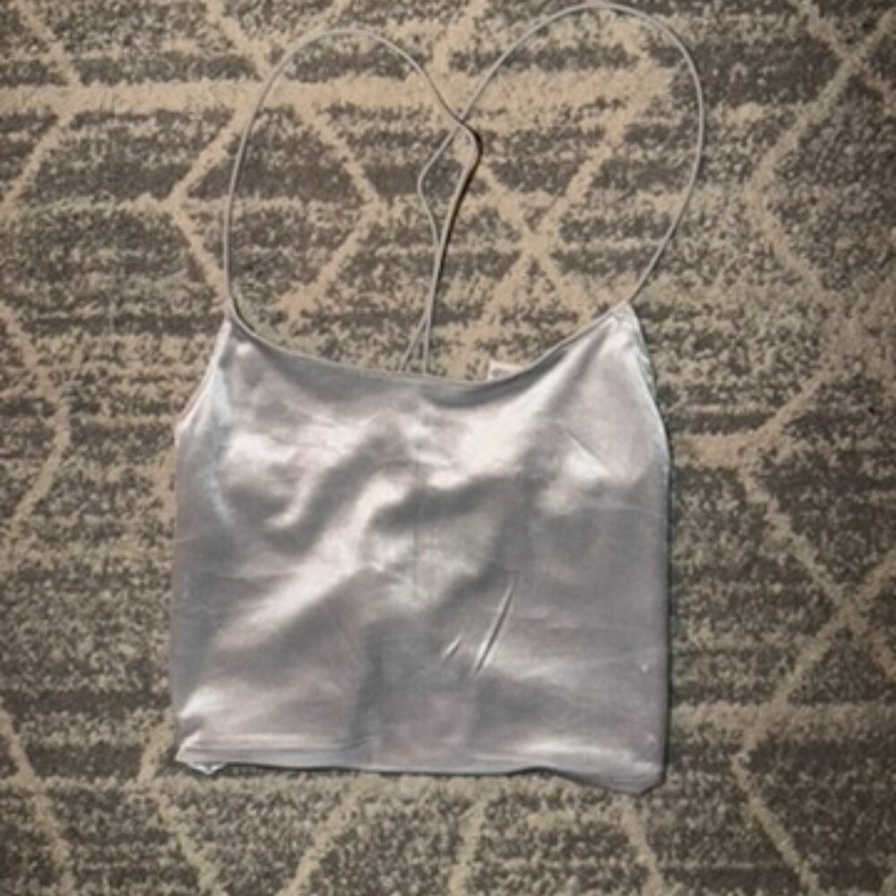 Garage Lace Up Back Crop Top